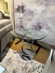 Scan Design Glass End Table
