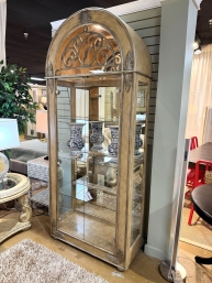 Arched Glass Curio Cabinet