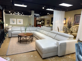 Jason Furniture 7 Pc Leather Pwr Recl Sectional