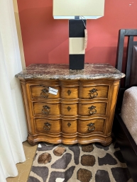 Thomasville Stone Top Nightstand
