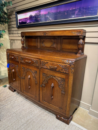 Vintage Carved Sideboard