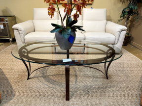 Glass/Metal Coffee Table