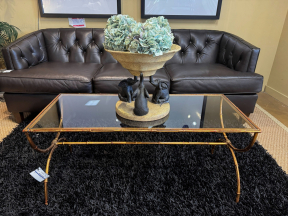 Glass/Metal Coffee Table