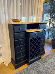 Chest W/Wine Rack as is