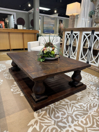 Rustic Plank Top Coffee Table
