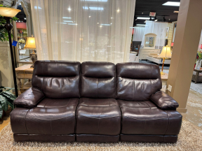 Trayton Ridgewin Leather Power Reclining Sofa