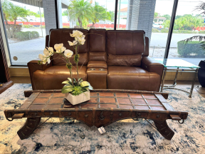 Rustic Cart Coffee Table