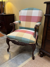 Trad Checkered Armchair