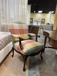 Trad Checkered Armchair