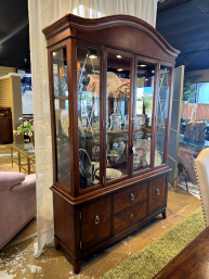 Kathy Ireland 2 Pc China Cabinet as is