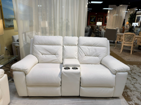 Kuka Home Lthr Pwr Recl Loveseat AS IS