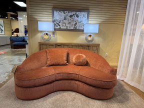 Swaim Curved Sofa