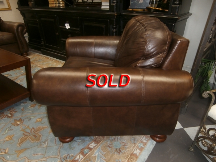 Thomasville Leather Chair