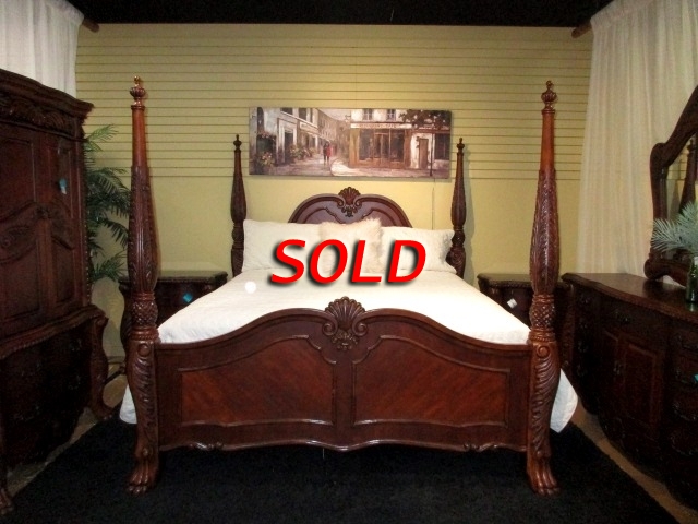 Ashley 4 Poster Bed