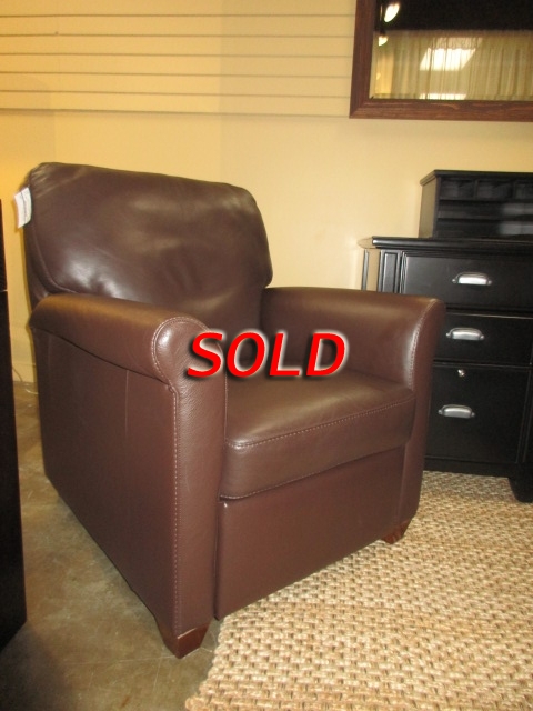 Italsofa Leather Recliner At The, Italsofa Brown Leather Chair